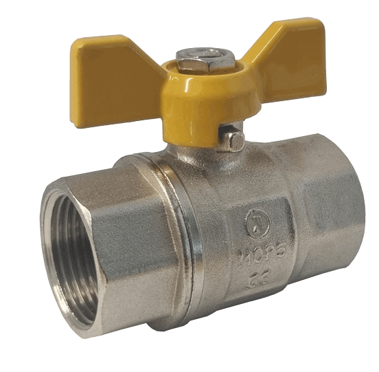 Albion ART 40P Screwed Parallel Thread Brass Ball Valves - Tee Handle