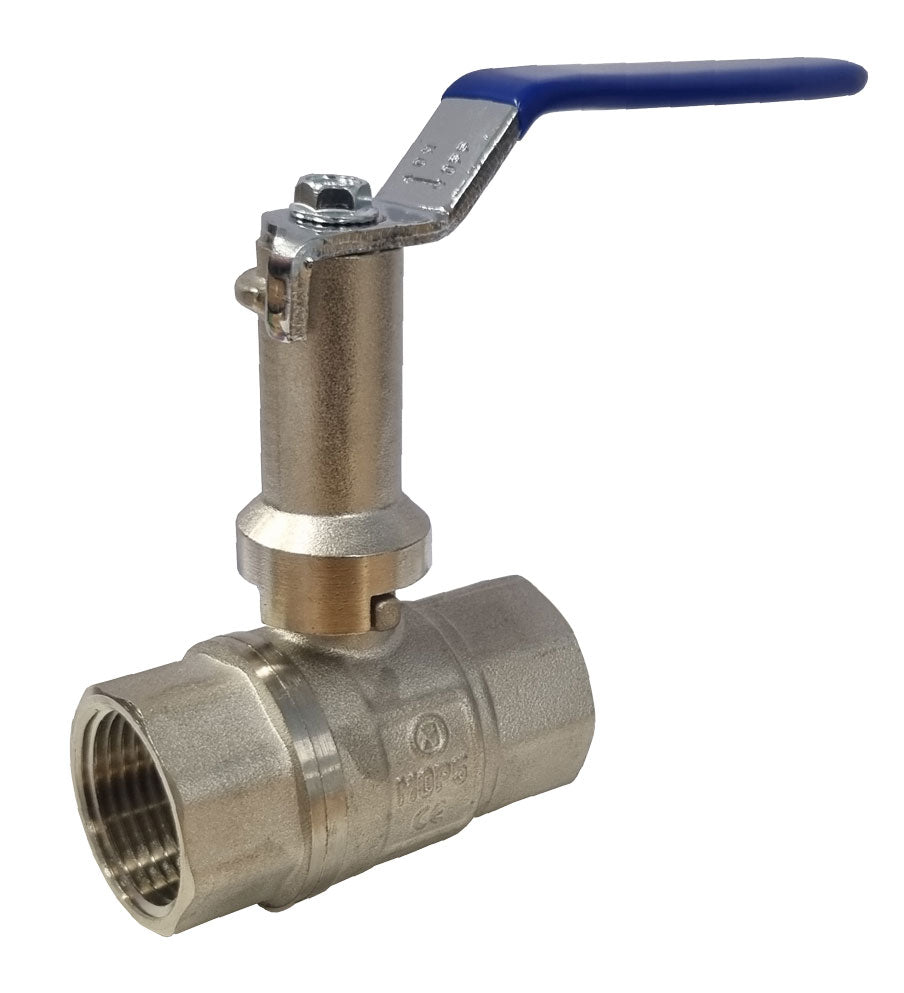 Albion ART 40P 97X Screwed Parallel Thread Brass Ball Valves - Thermal Extension Handle