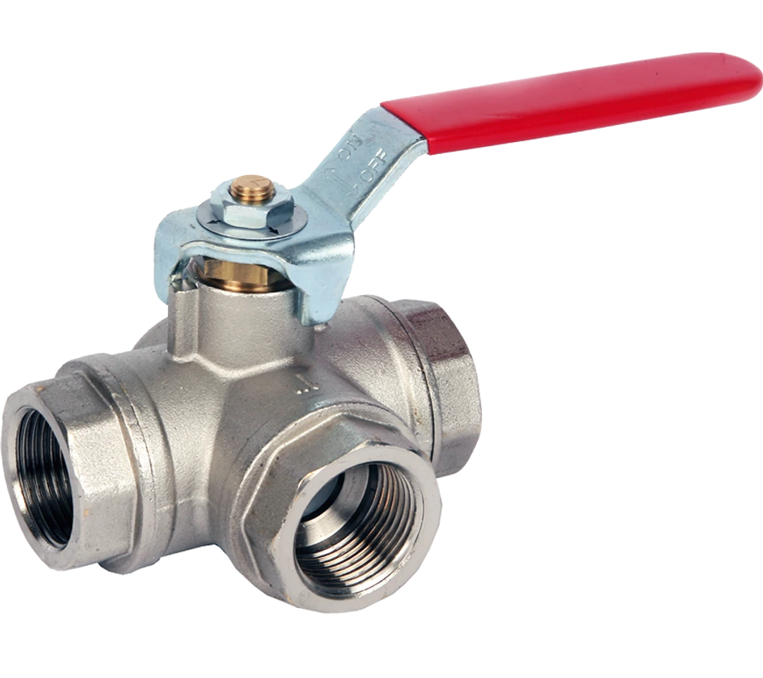 Albion ART 71T PN32 Brass - 3 Way Ball Valve (T Port)