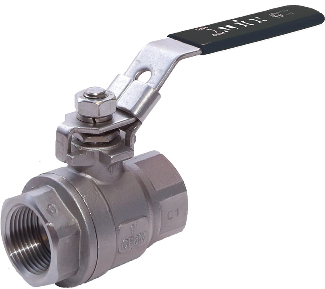 Albion ART 922P 2000 PSI Stainless Steel - 2 Piece Ball Valve BSPP
