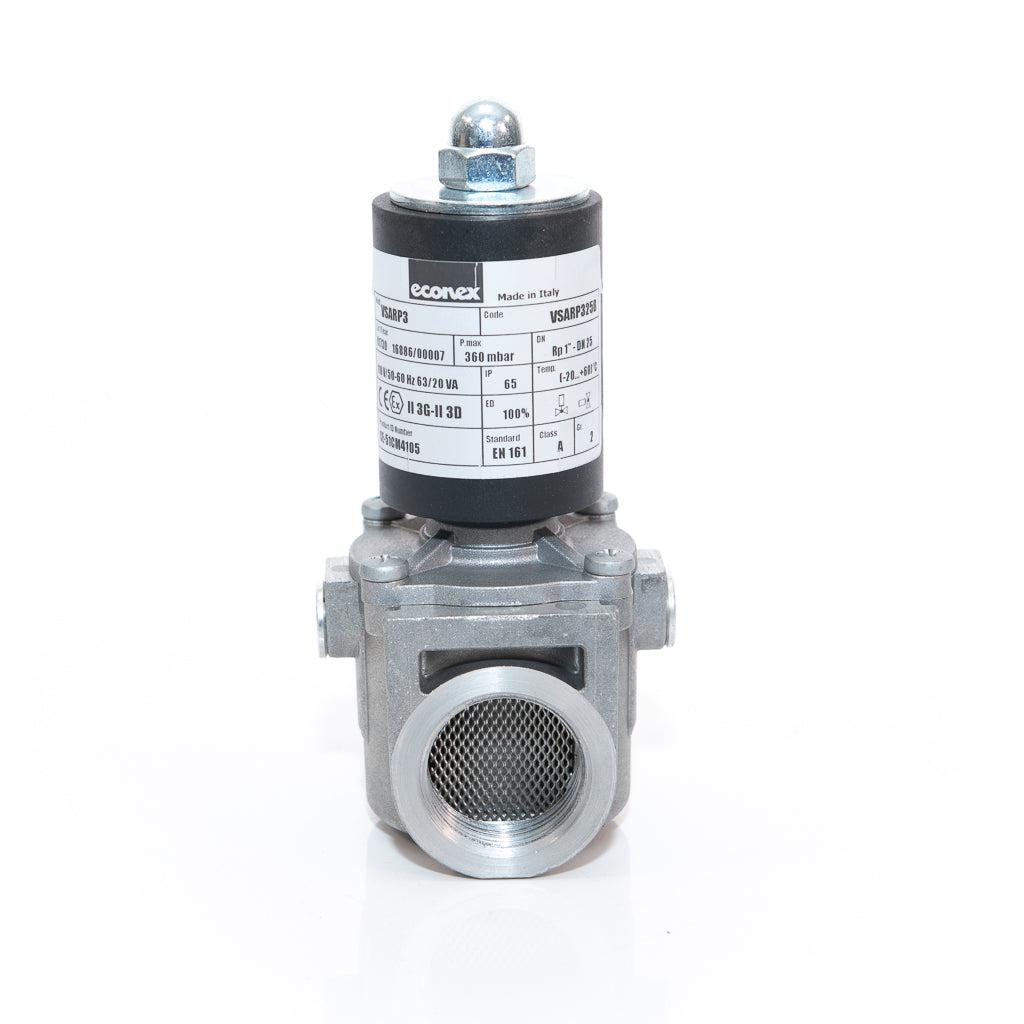 Econex VSARP525C 1" Single Solenoid Valve - 500mbar