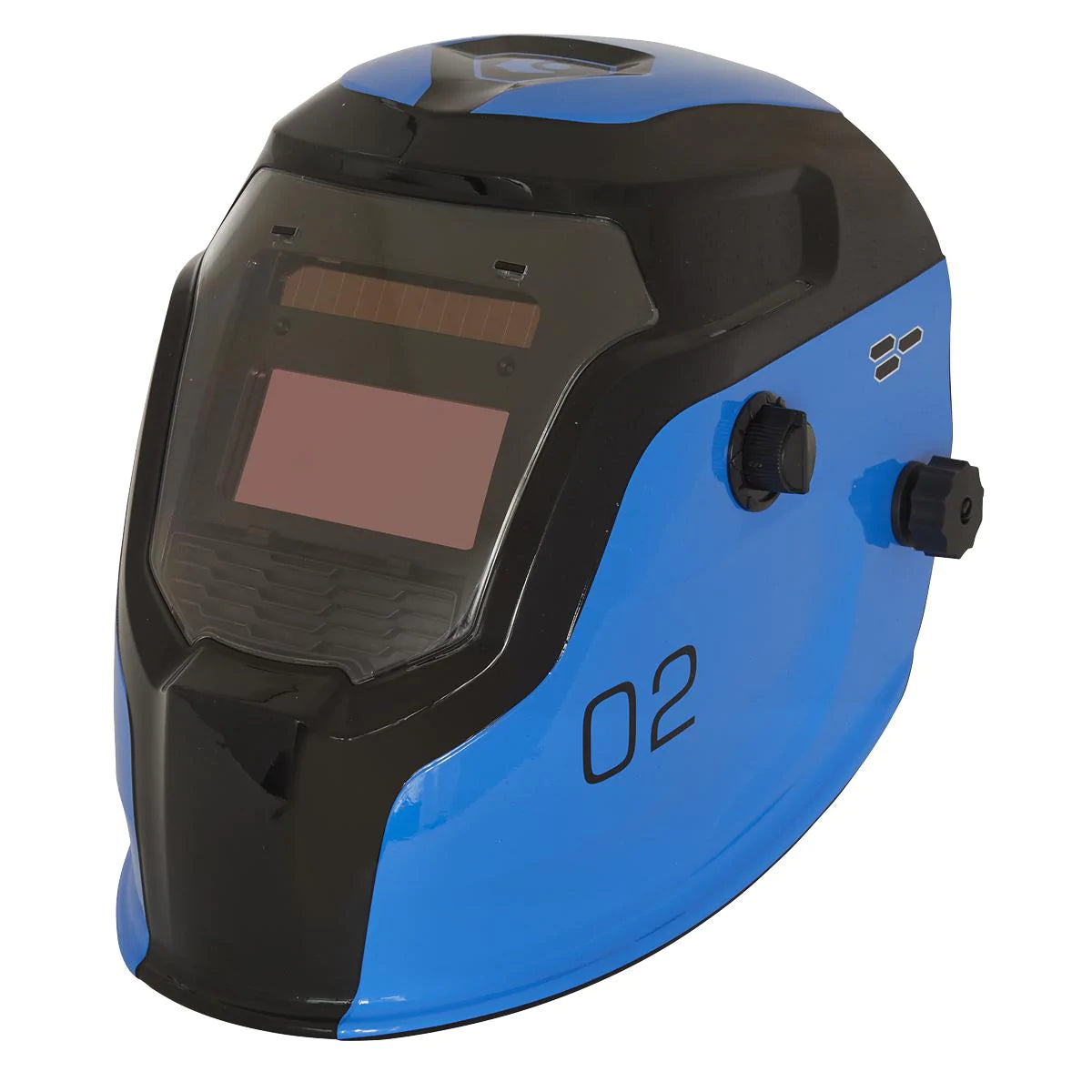 自动变光焊接头盔 - 色号 9-13 - 蓝色