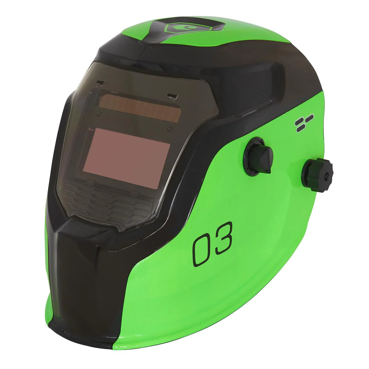 Auto Darkening Welding Helmet - Shade 9-13 - Green