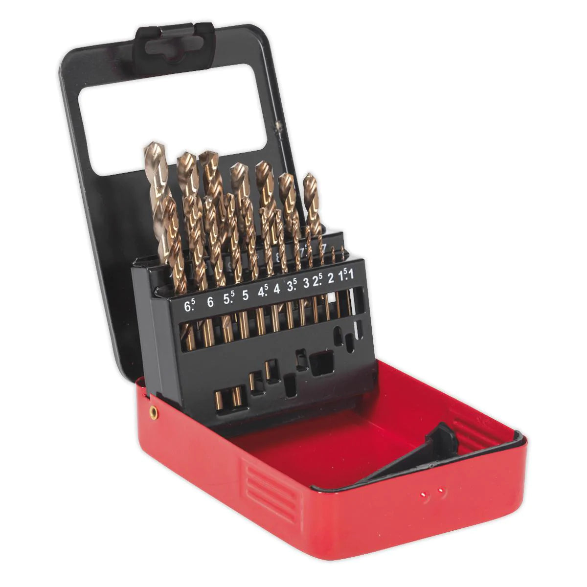 HSS Cobalt Split Point Fully Ground Drill Bit Set 19pc Metric