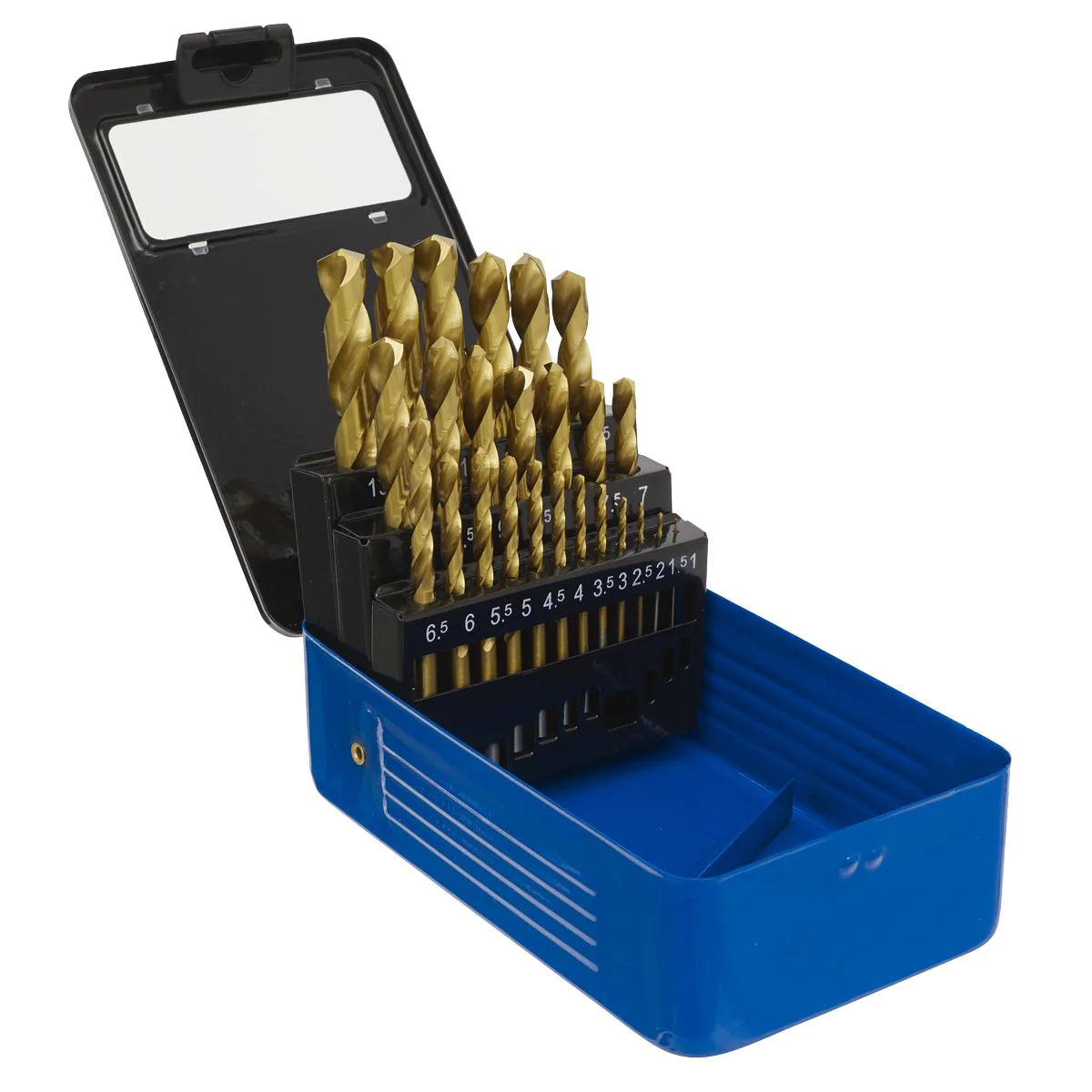 HSS Fully Ground Drill Bit Set 25pc DIN 338 Metric