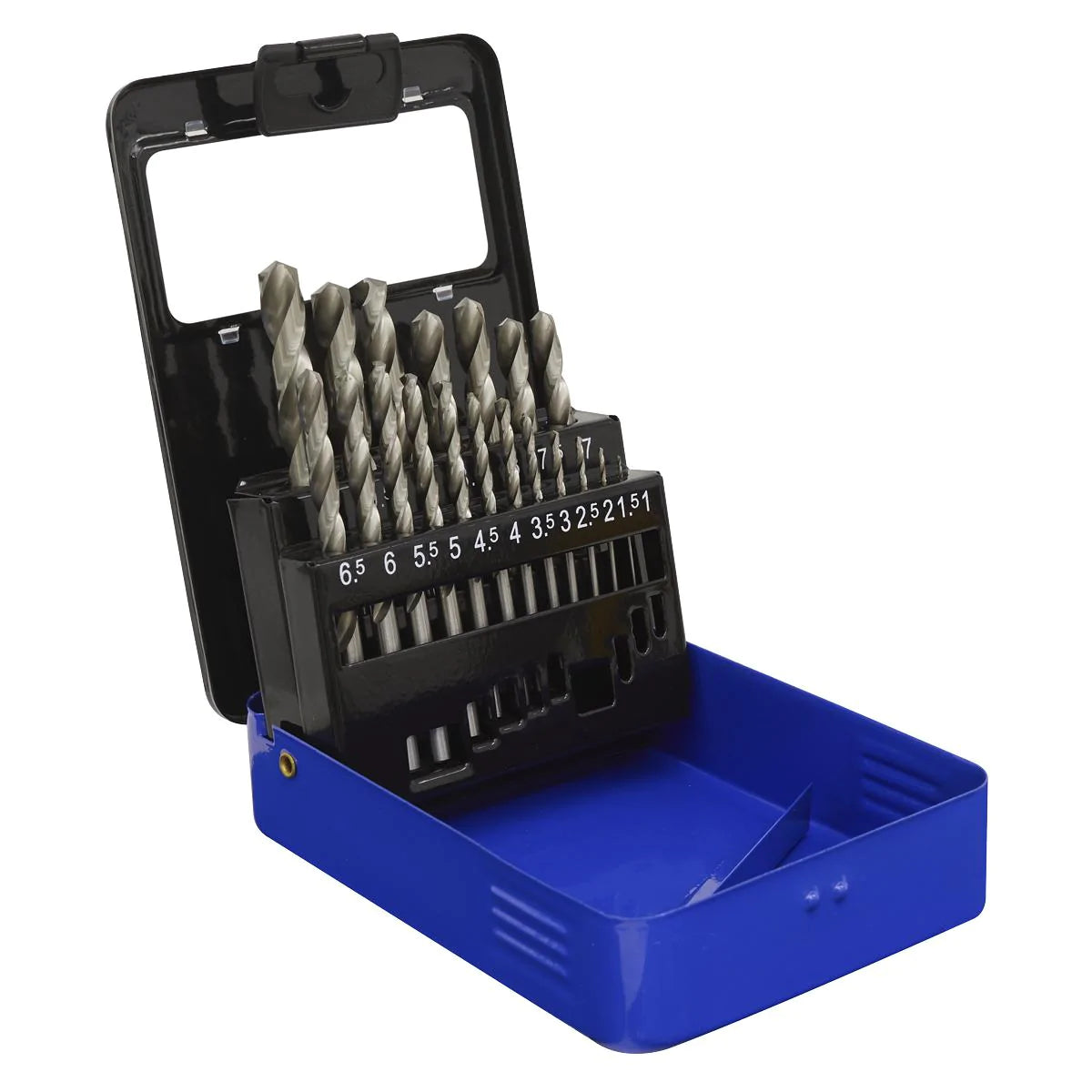 HSS Split Point Fully Ground Drill Bit Set 19pc Metric