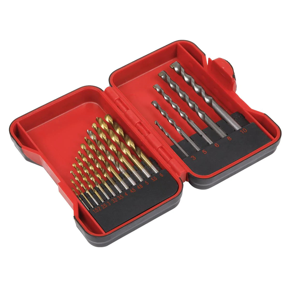 HSS/Masonry Drill Bit Set 17pc