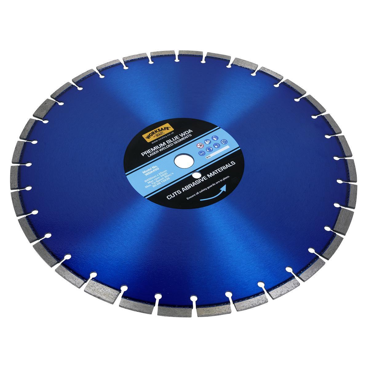 Premium Blue WDA Diamond Blade 450 x 25mm