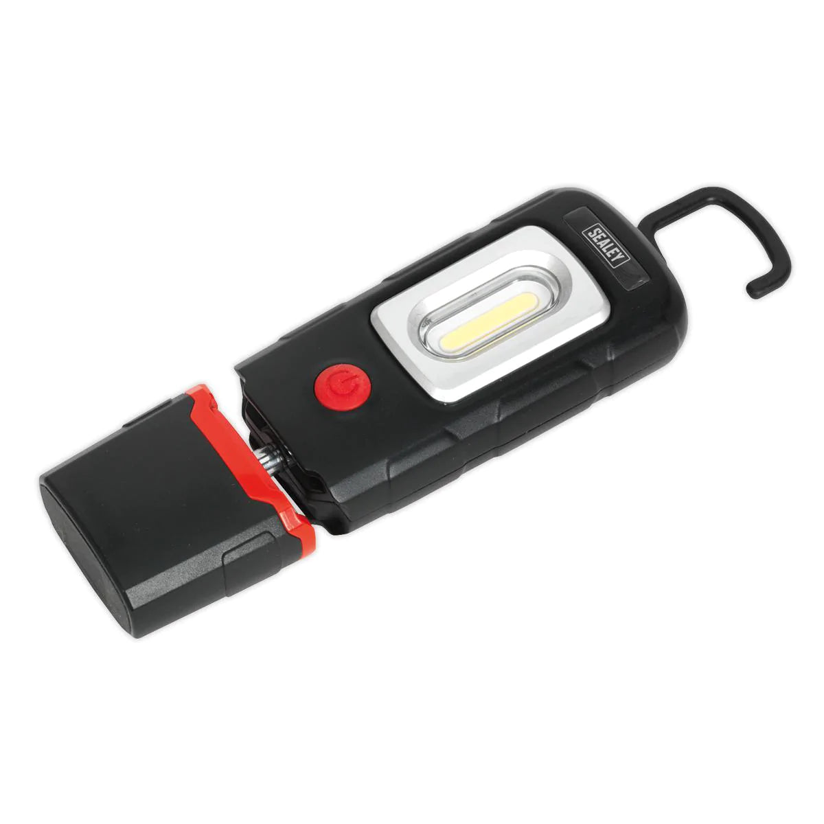 Rechargeable 360 Degree Inspection Light 3W COB & 1W SMD LED Black Lithium-Polymer