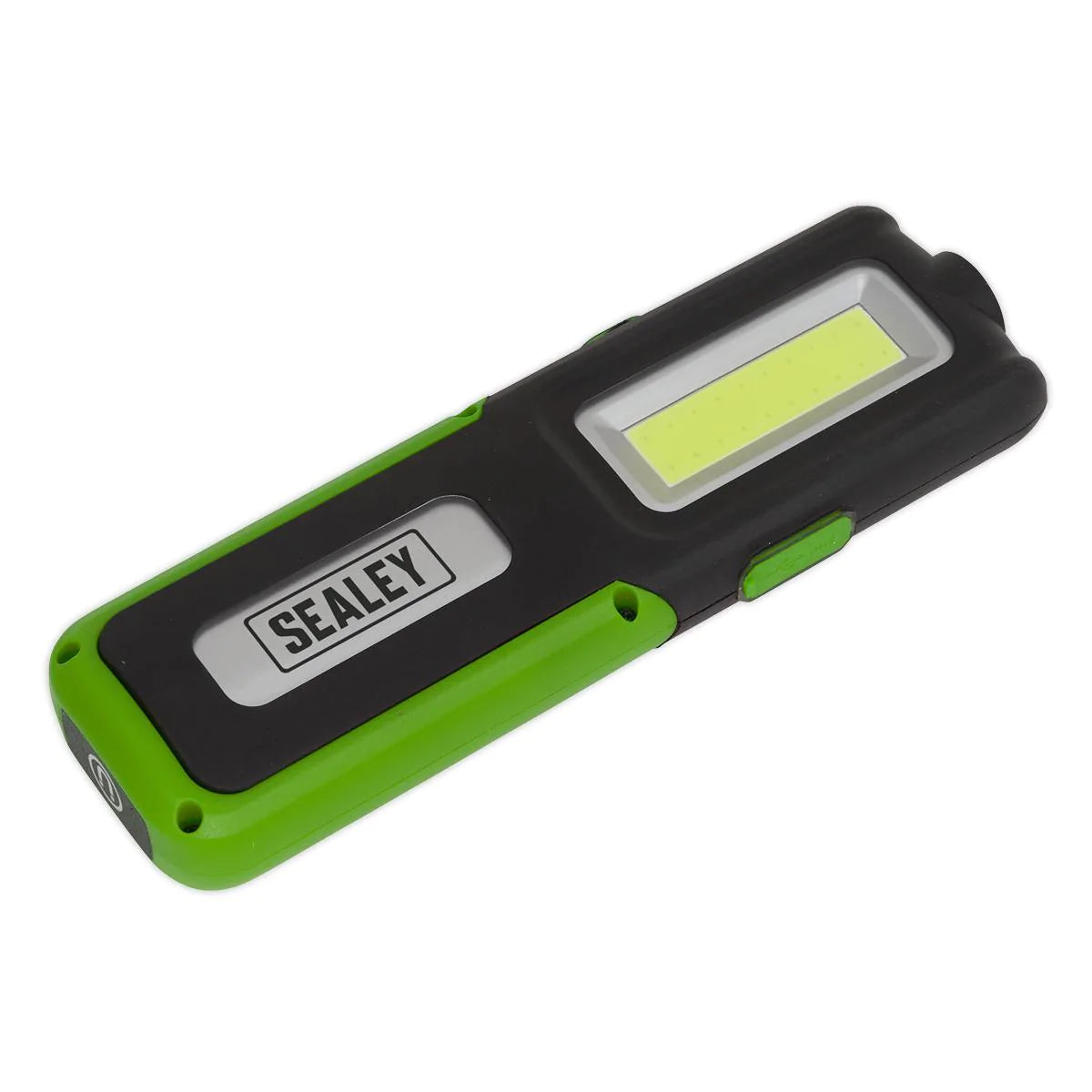 Rechargeable Inspection Light 5W COB & 3W SMD LED with Power Bank - Green